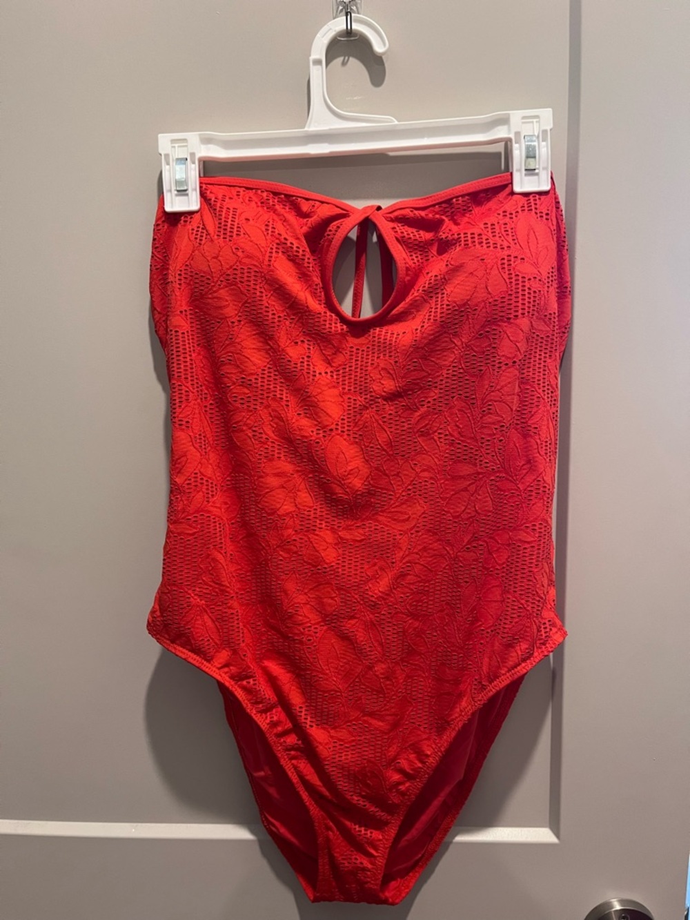 Vici Red Lace One-Piece Swimsuit